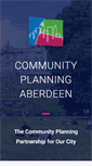 Mobile Screenshot of communityplanningaberdeen.org.uk