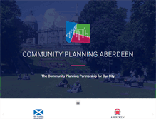 Tablet Screenshot of communityplanningaberdeen.org.uk